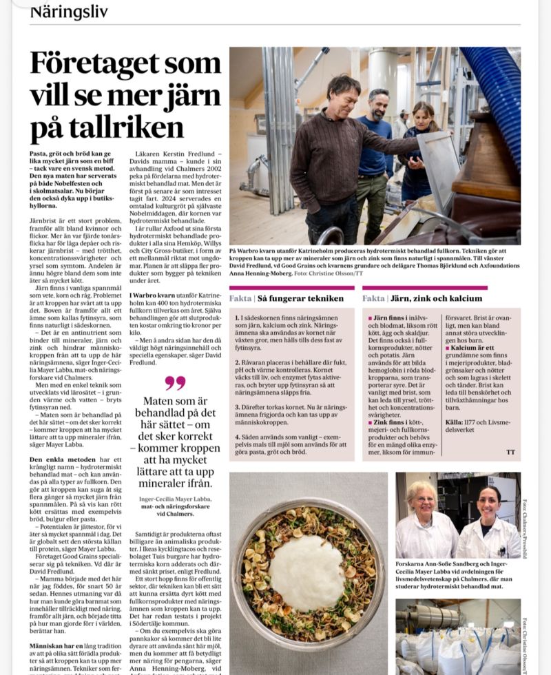 Bild från Warbro Kvarn på LinkedIn